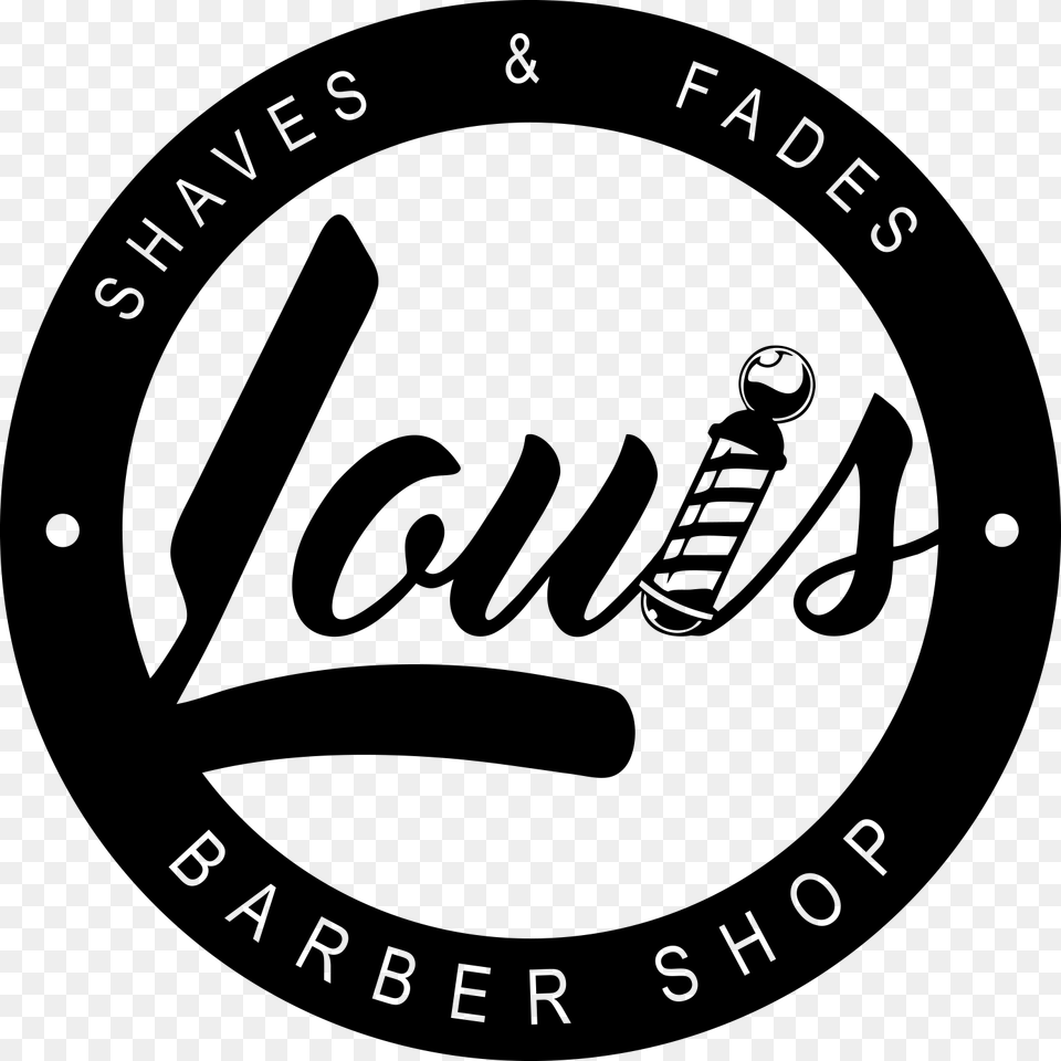 Louis Barber Shop County Of Riverside Seal, Gray Png Image