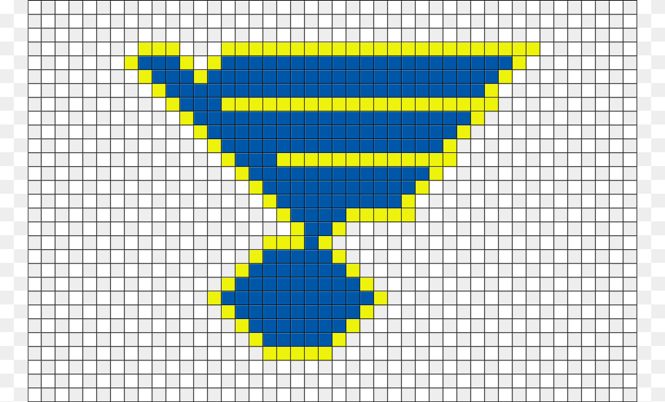 Louis Blues Pixel Art From Brikbook Pixel Art Super Heros, Accessories, Formal Wear, Tie, Triangle Png