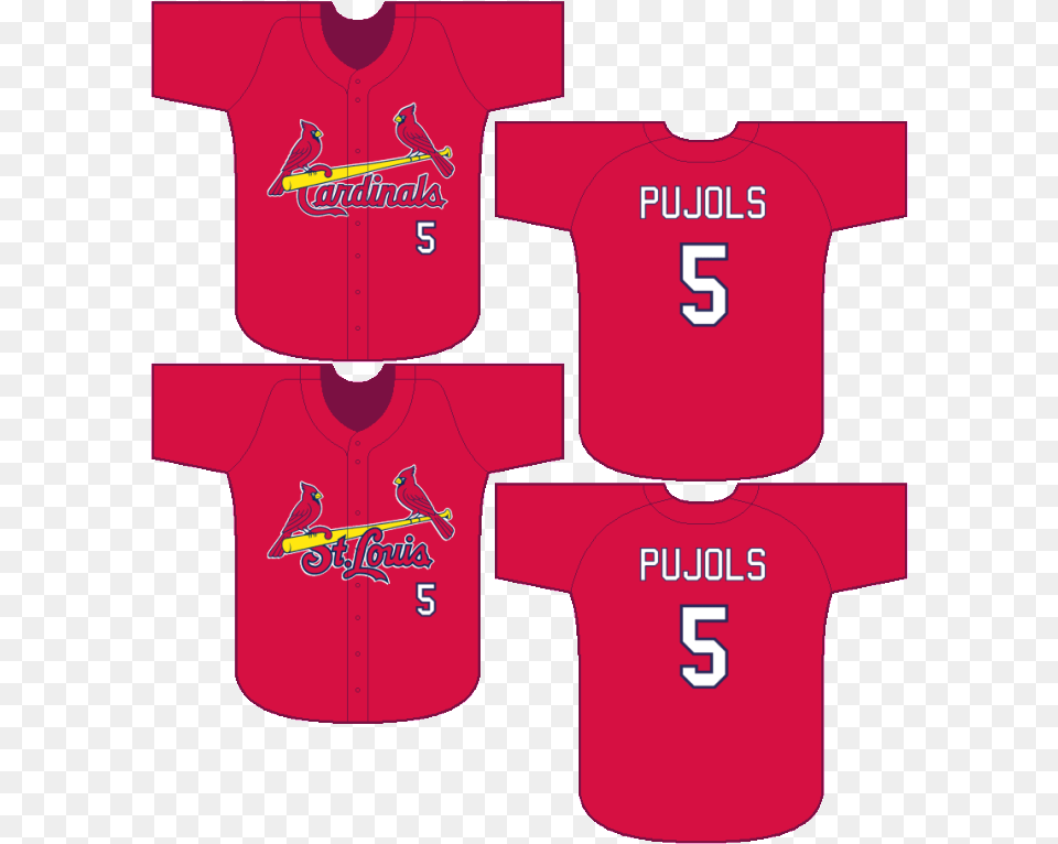 Louis Cardinals Concept Albert Pujols Jersey, Clothing, Shirt, T-shirt Png Image