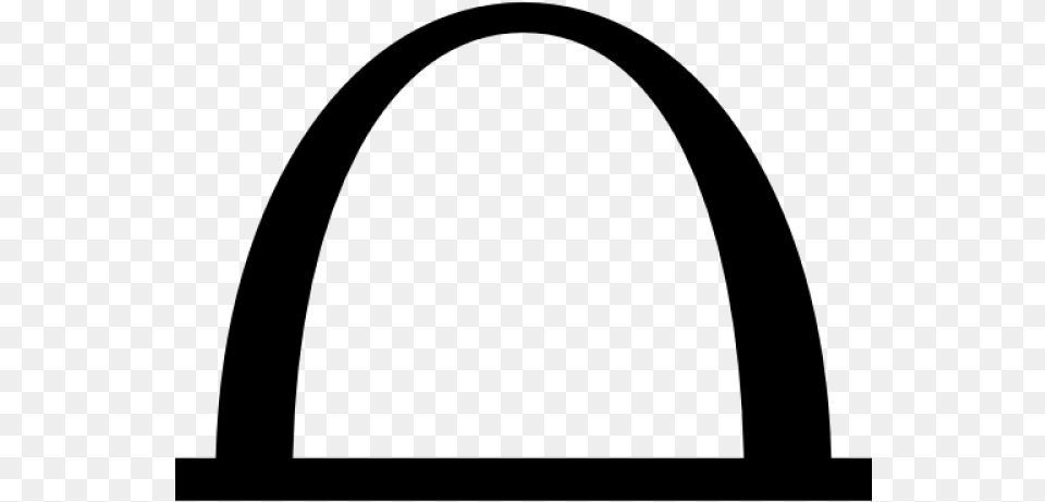 Louis Clipart Arch Clipart St Louis Arch Logo, Gray Free Png Download