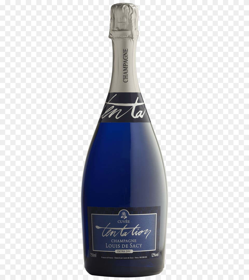 Louis De Sacy Cuvee Tentation Extra Dry, Alcohol, Beverage, Bottle, Beer Free Transparent Png