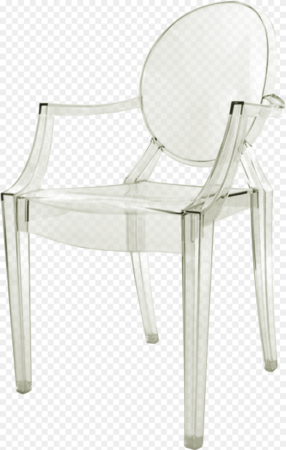 Louis Ghost Transparent Chair, Furniture, Armchair Png Image