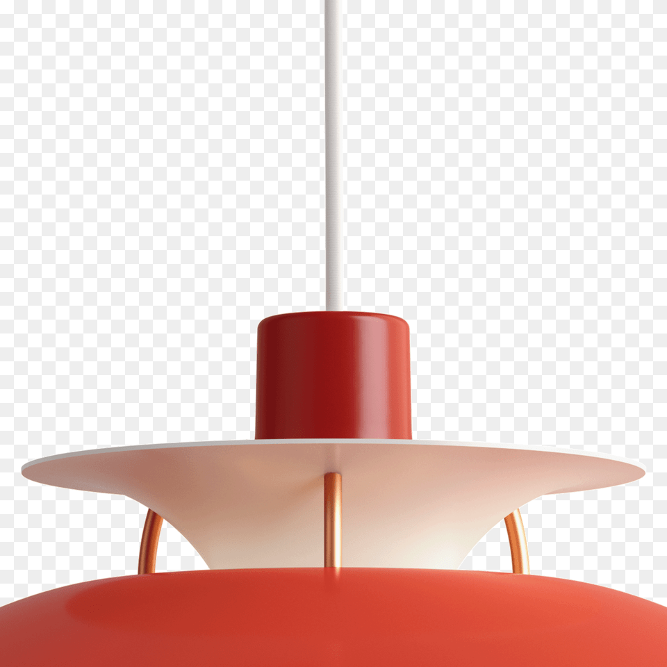 Louis Poulsen Ph 5 Red, Lamp, Chandelier, Appliance, Ceiling Fan Png