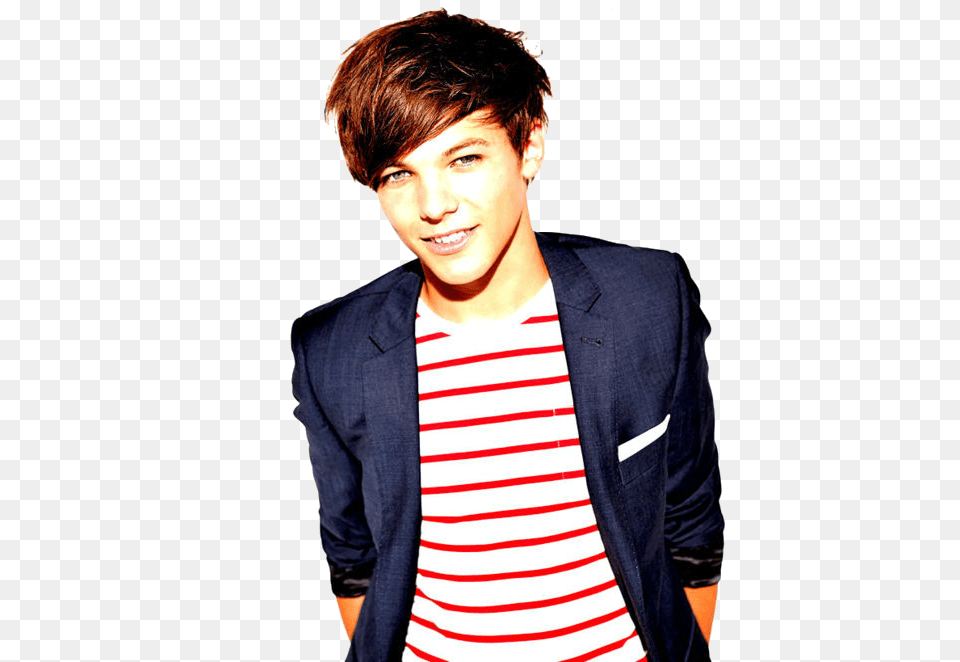 Louis Tomlinson By Valhebieber, Jacket, Person, Head, Face Png Image