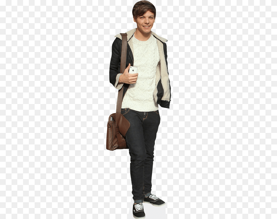 Louis Tomlinson Cardboard Cutout Standee, Accessories, Male, Person, Jacket Png