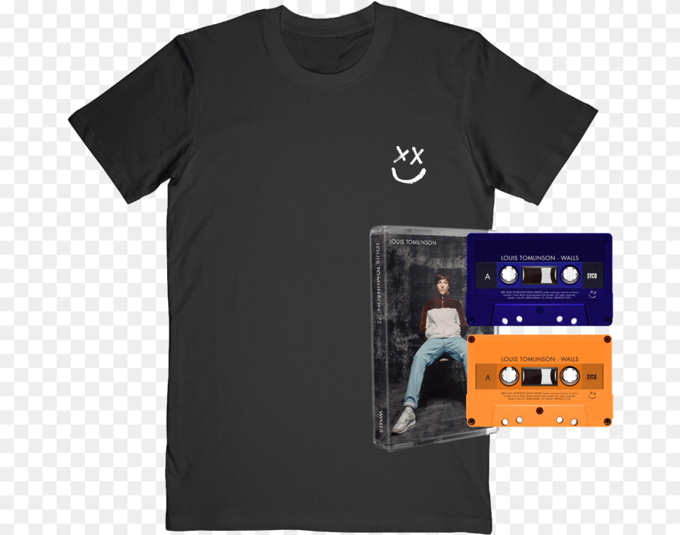 Louis Tomlinson Cassette, T-shirt, Clothing, Boy, Shirt Free Png Download