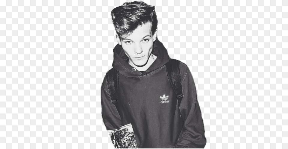 Louis Tomlinson Adidas Originals Flock Hoody, Sweatshirt, Sweater, Portrait, Photography Free Transparent Png