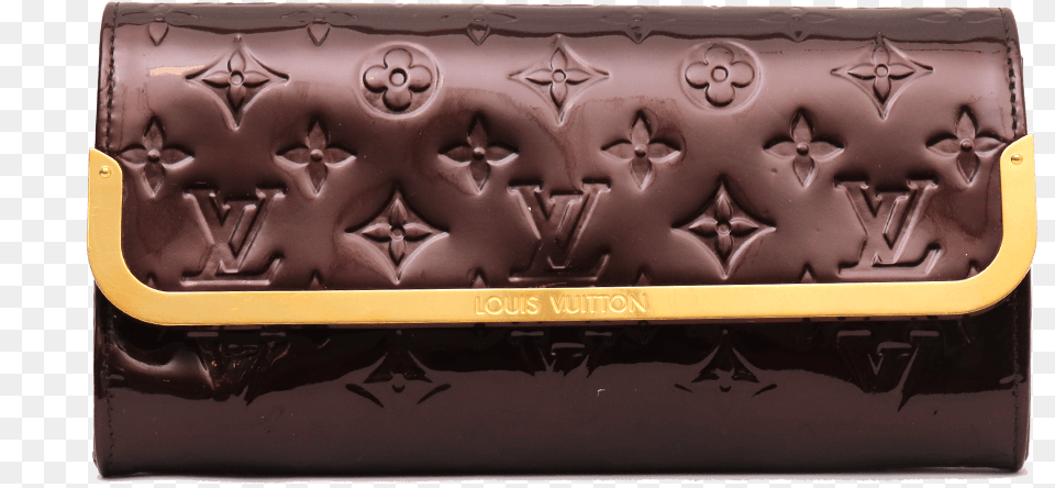 Louis Vuitton Amarante Monogram Vernis Rossmore Clutch Wallet, Accessories, Handbag, Bag, Chocolate Free Transparent Png