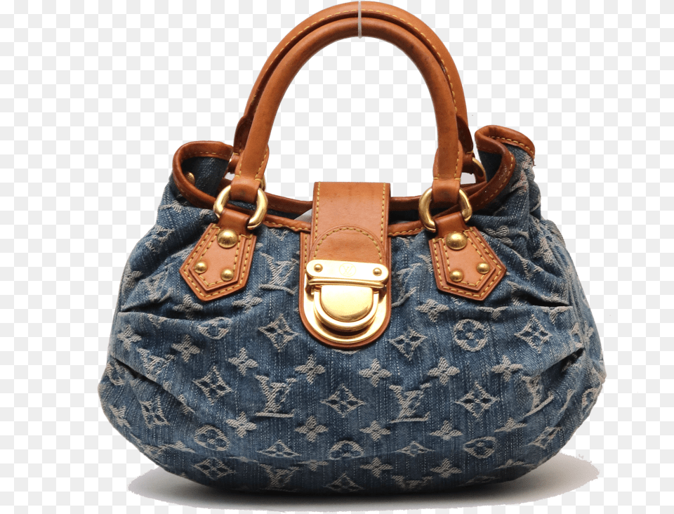 Louis Vuitton Blue Monogram Denim Pleaty Bag Hobo Bag, Accessories, Handbag, Purse Free Png Download