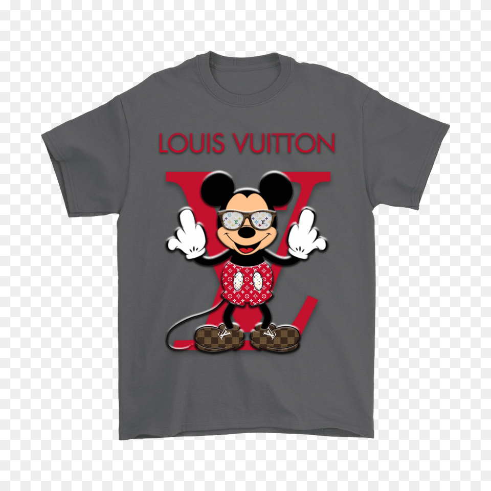 Louis Vuitton Disney Mickey Mouse Shirts Teeqq Store, Clothing, T-shirt, Baby, Person Free Transparent Png