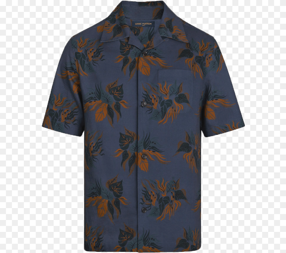 Louis Vuitton Hawaiian Shirt T Shirt, Clothing, Beachwear, Pattern Png Image