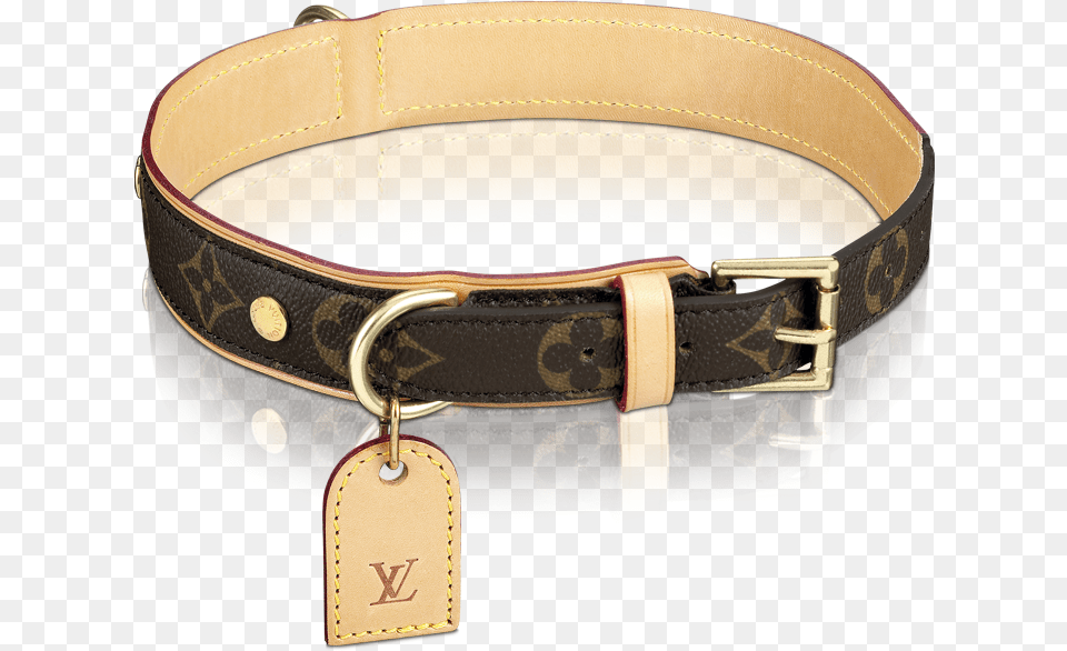 Louis Vuitton Leather Dog Collar, Accessories, Buckle, Belt Png Image