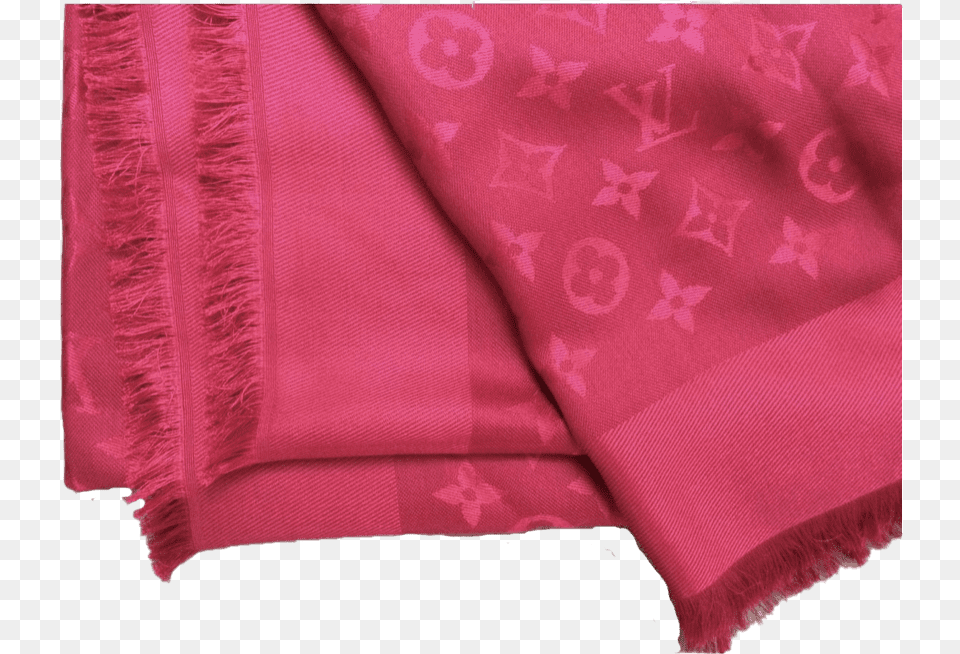 Louis Vuitton Red Shawl Wool, Clothing, Coat, Scarf, Towel Png Image