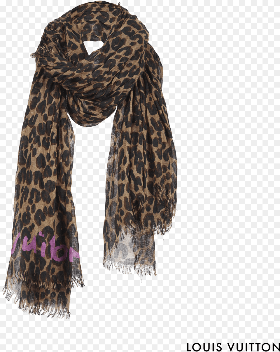 Louis Vuitton Tiger Scarf, Clothing, Stole Png