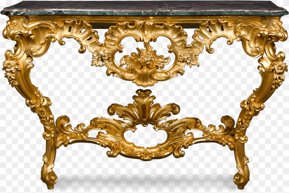 Louis Xv Period Console Table Furniture Louis Xv Desk, Coffee Table, Bench Free Transparent Png