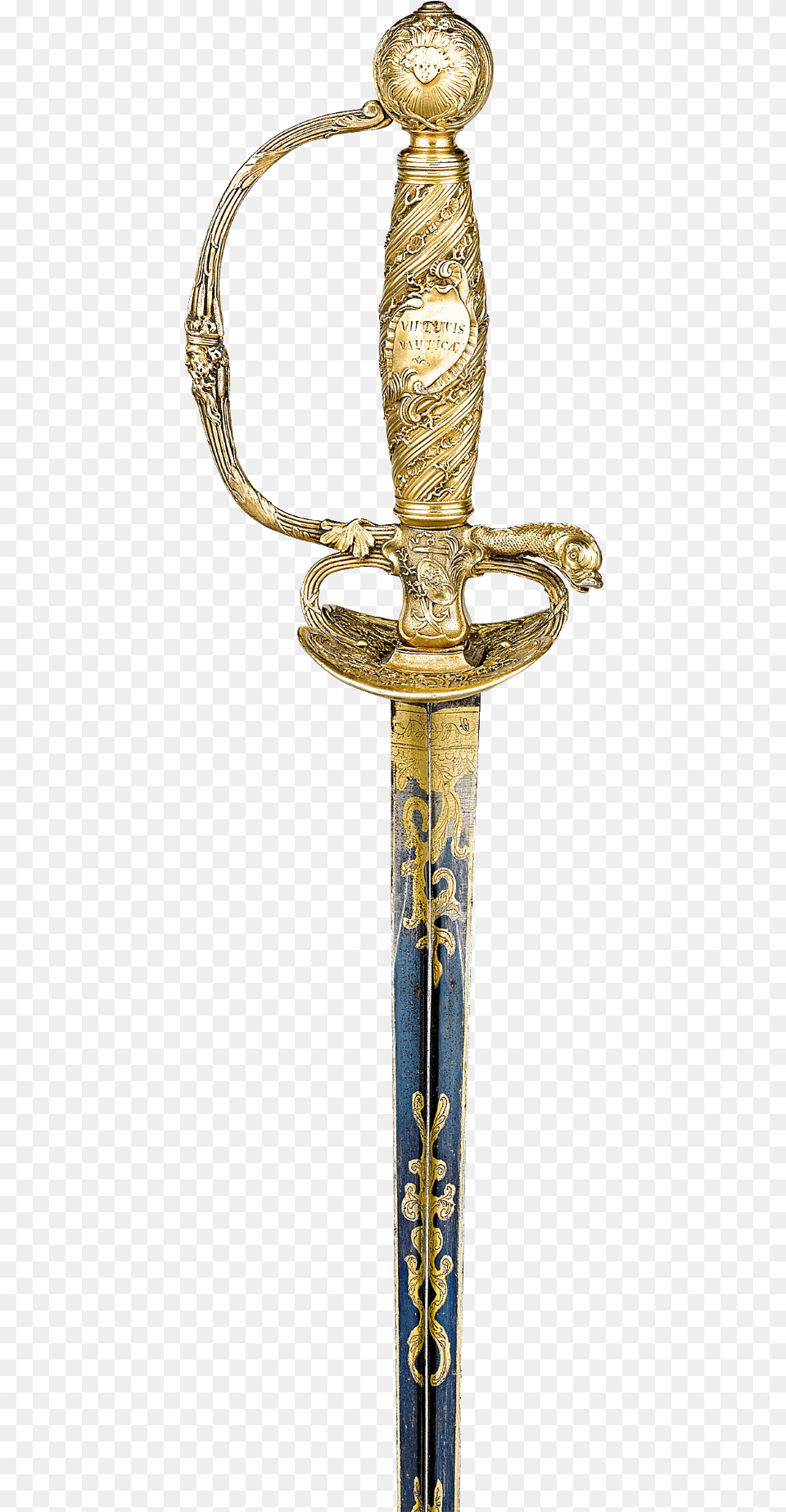 Louis Xv Royal Presentation Sword Louis Xiv Sword, Weapon, Blade, Dagger, Knife Free Png