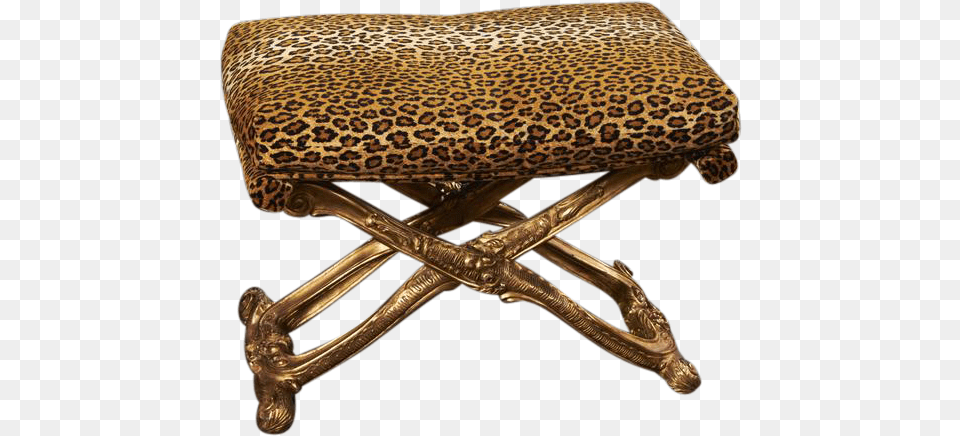 Louis Xv Style Carved Gilt Wood Stoolclass Lazyload Stool, Furniture, Ottoman, Blade, Dagger Free Png Download