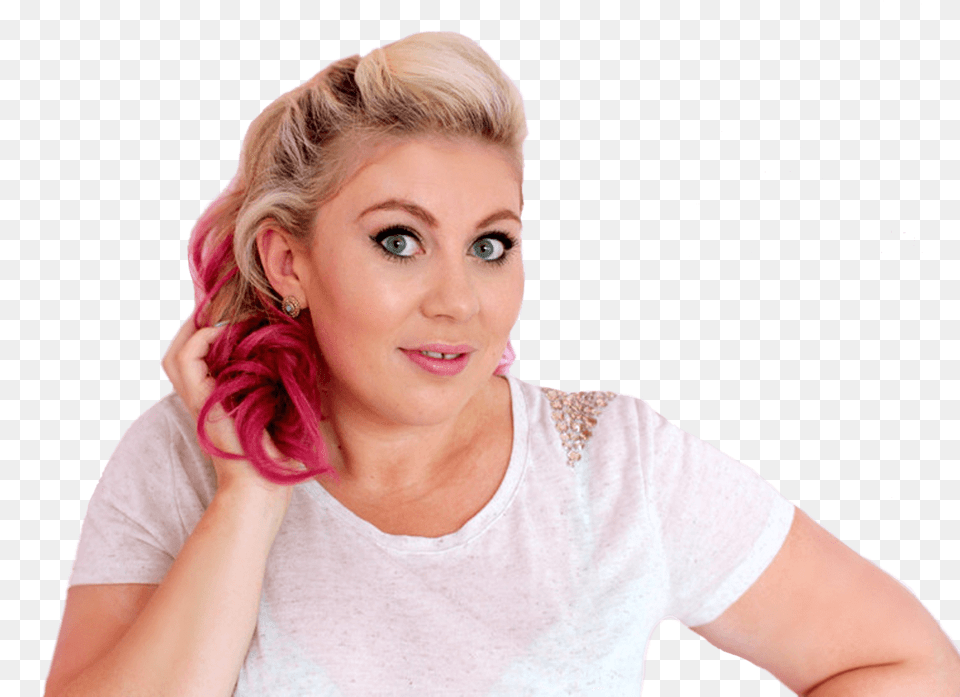 Louise Glitter White T Shirt, Head, Portrait, Face, Photography Free Png