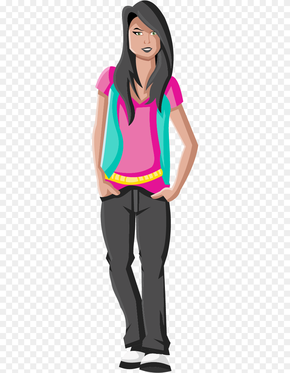 Louise Illustration, Clothing, Pants, Adult, Female Free Png