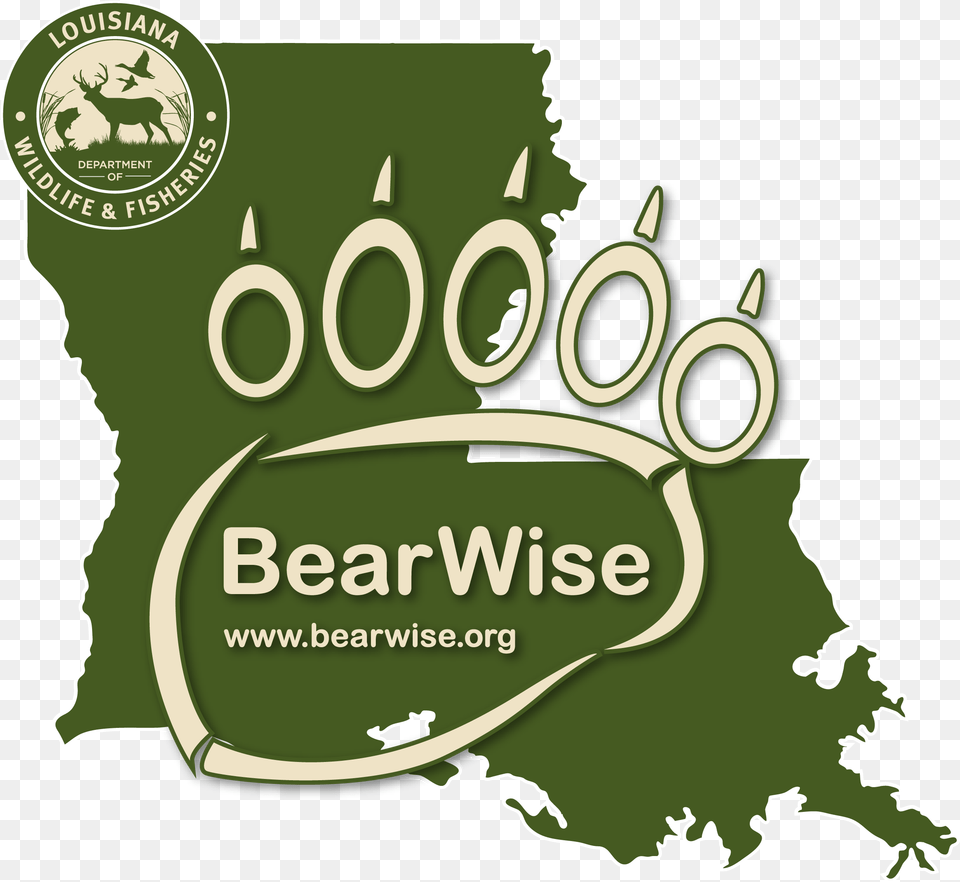 Louisiana Bear Wise Logo Graphic Design, Green, Advertisement, Poster, Land Free Png