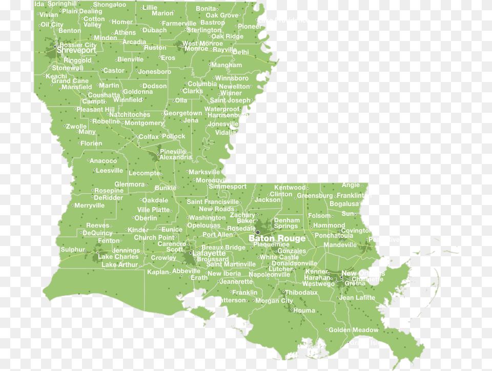 Louisiana Map Of Louisiana, Chart, Plot, Atlas, Diagram Free Png