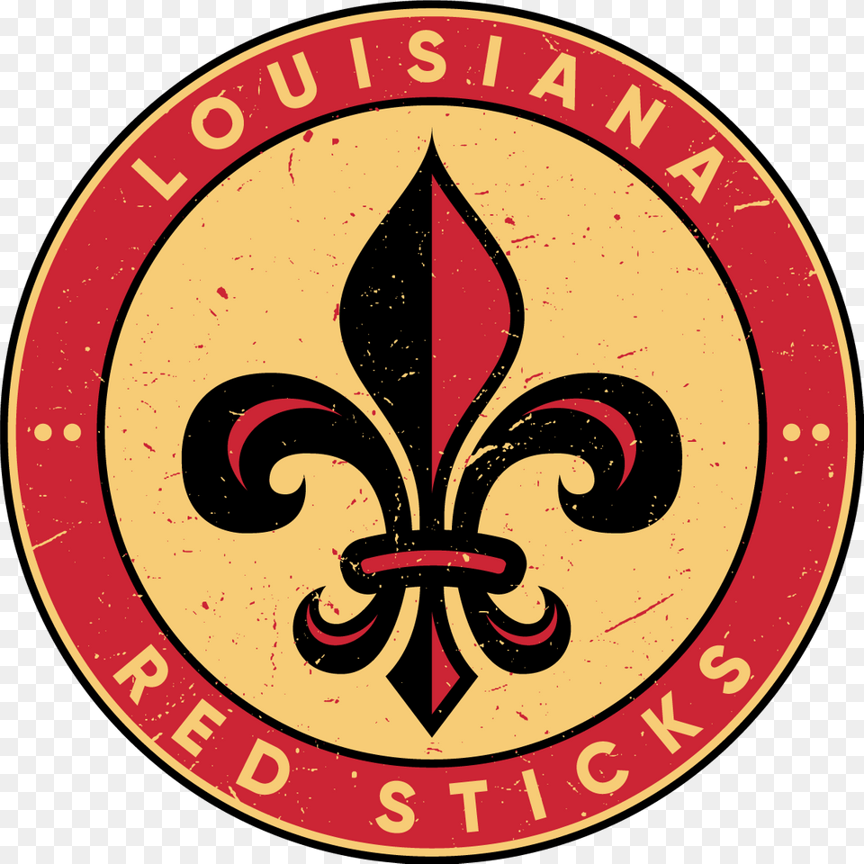 Louisiana Red Sticks, Logo, Emblem, Symbol Png Image