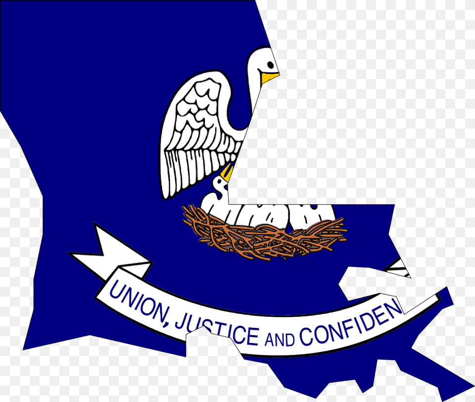 Louisiana State Flag 2016, Animal, Bird, Eagle Free Transparent Png