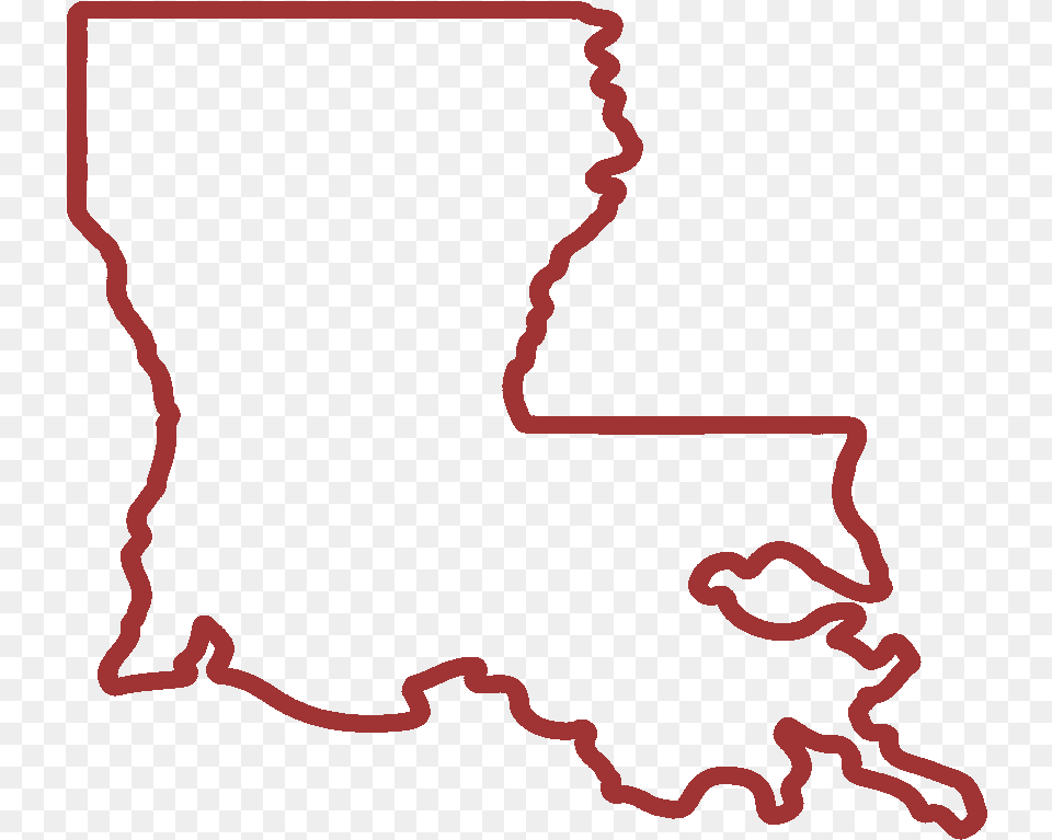 Louisiana State Outline Louisiana Black And White, Person, Face, Head Free Transparent Png