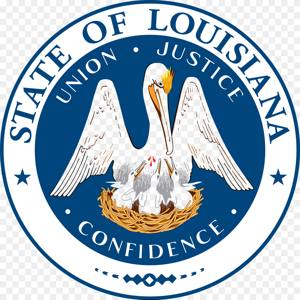 Louisiana State Seal, Logo, Emblem, Symbol, Badge Free Png Download