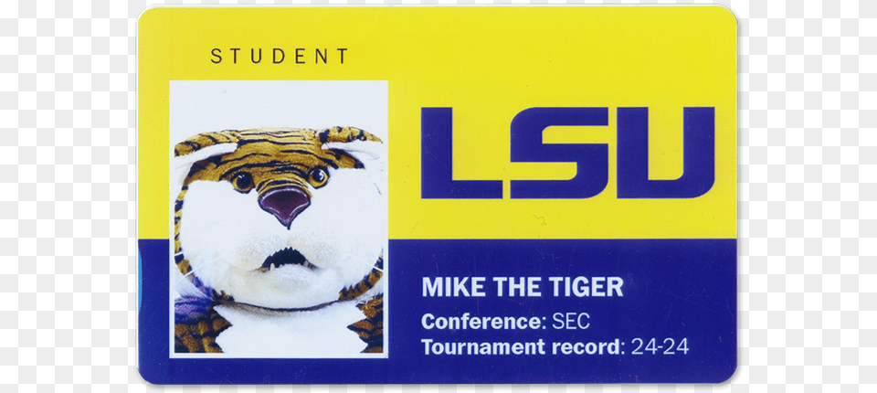 Louisiana State University, Text, Animal, Mammal, Tiger Free Png Download