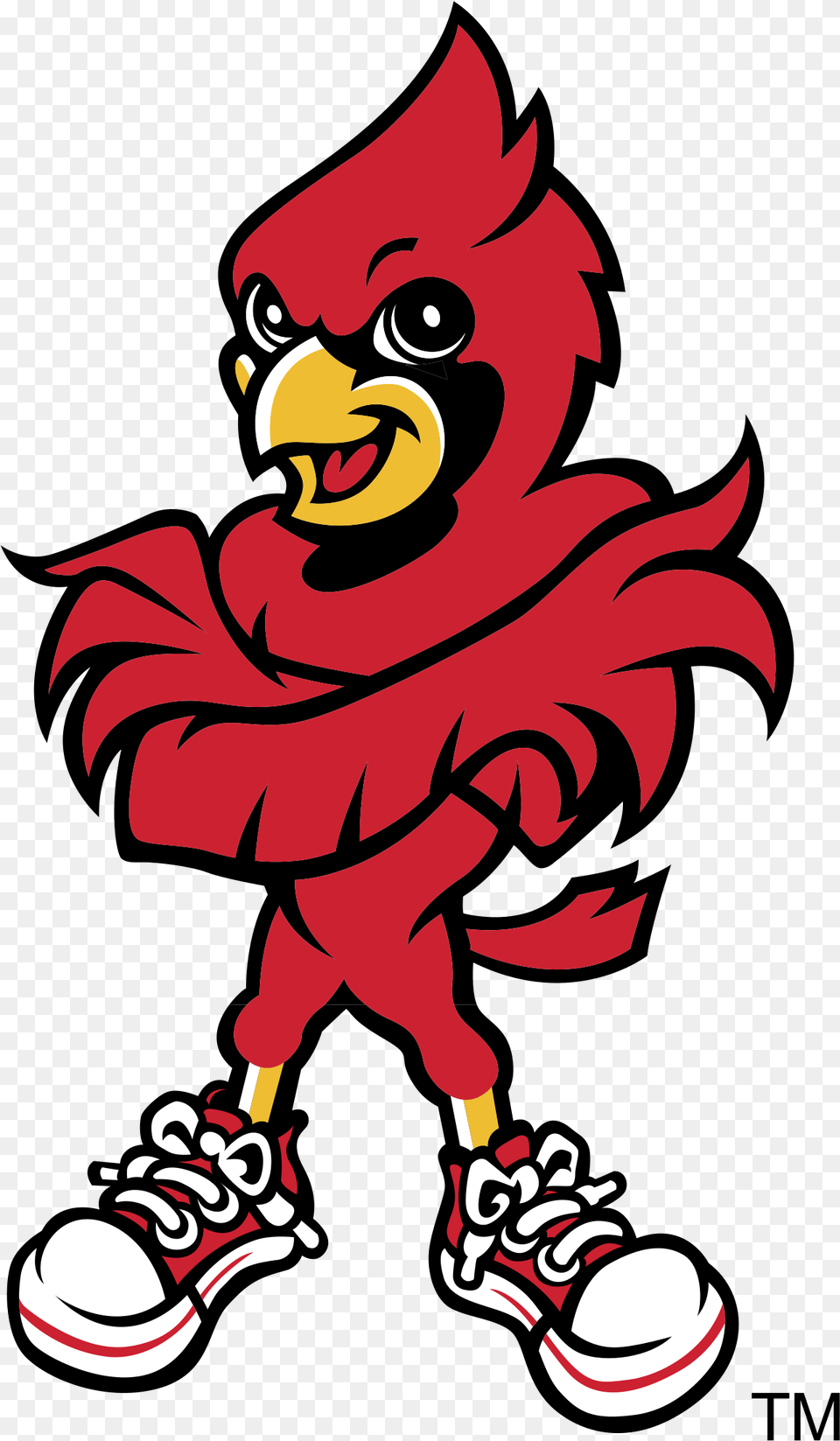 Louisville Cardinals Logo Transparent Louisville Cardinals Peel Amp Stick Appliques, Clothing, Footwear, Shoe, Baby Free Png Download