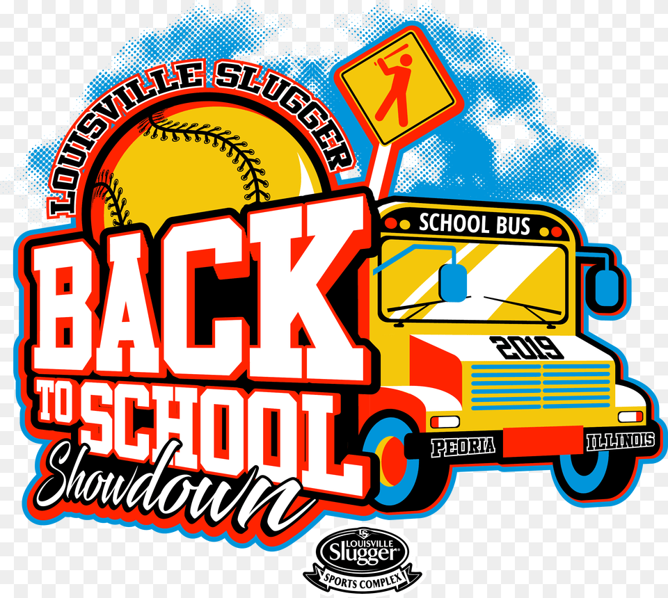 Louisville Slugger Back To School Showdown, Bulldozer, Machine, Advertisement, Poster Free Png Download