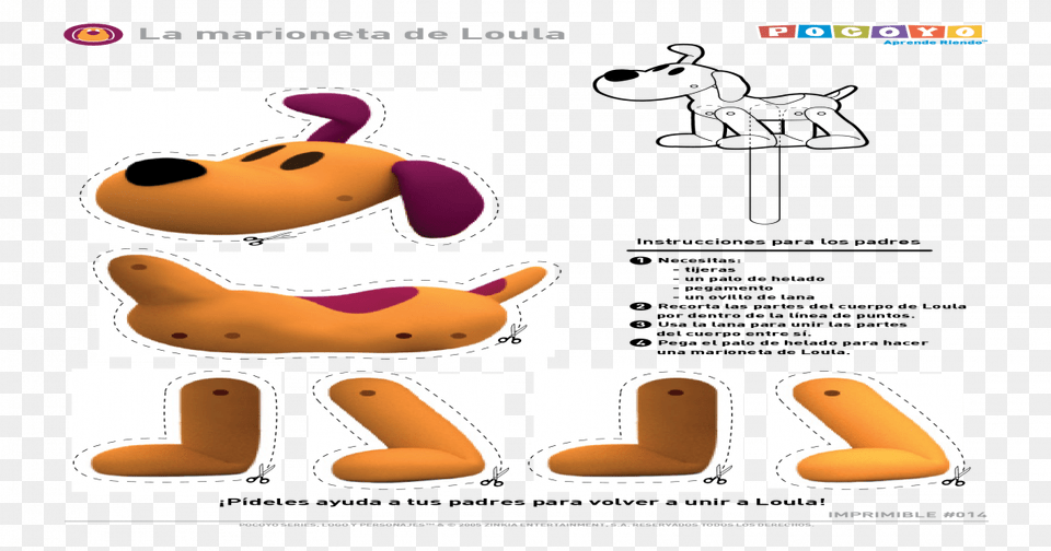 Loula De Pocoyo Para Colorear, Animal, Fish, Sea Life Free Png Download