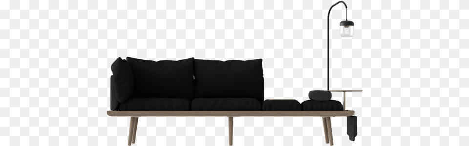 Lounge Around Balkong Soffa Utan Armstd, Couch, Lamp, Furniture, Architecture Png Image