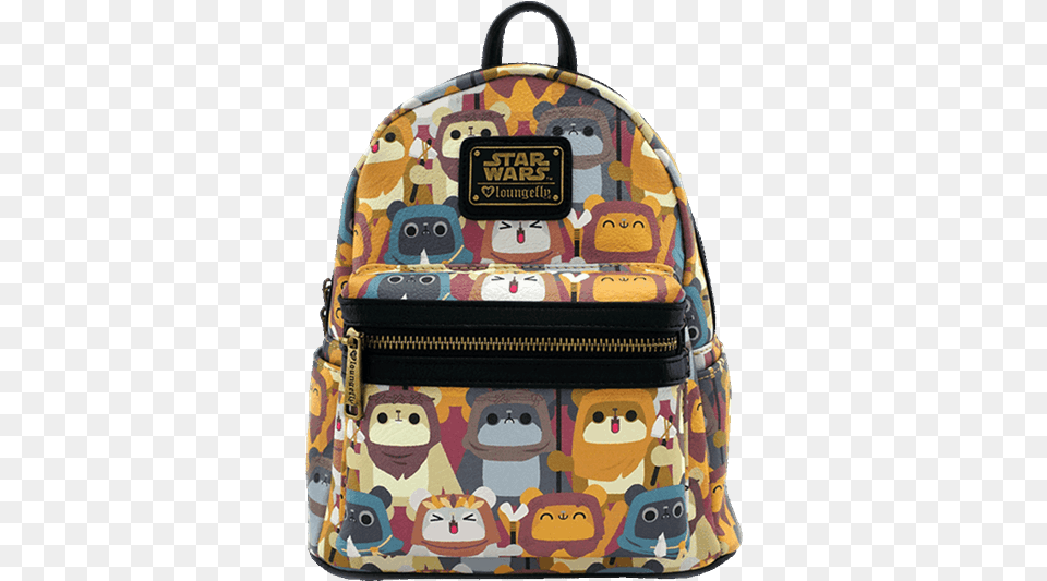 Loungefly Ewok Mini Backpack, Bag, Accessories, Handbag, Purse Free Png Download