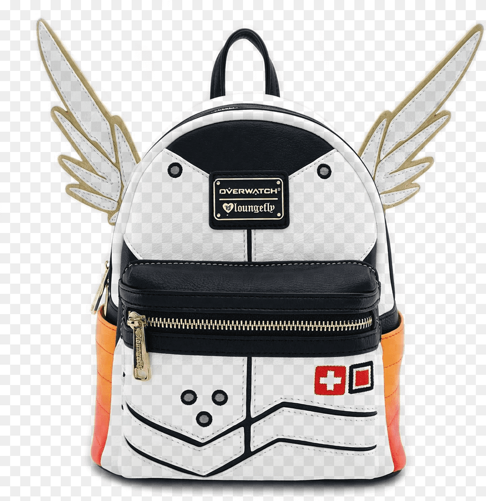 Loungefly Overwatch Mercy Mini Backpack Loungefly Overwatch Mercy, Bag Png Image