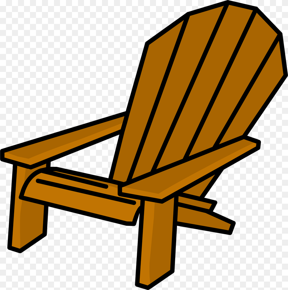 Lounging Deck Chair Wooden Beach Chair Clipart, Furniture Png