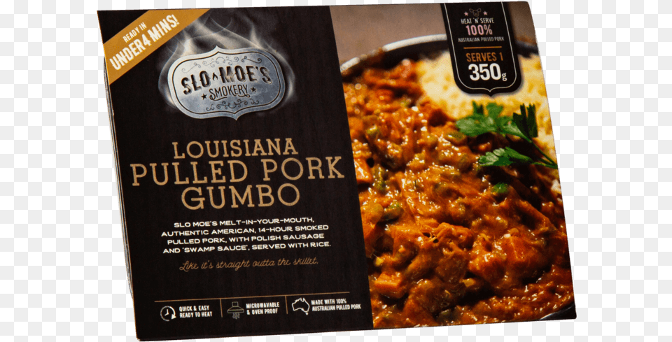 Lousiana Pulled Pork Gumbo Insitu Web Dopiaza, Advertisement, Curry, Food, Poster Free Png Download