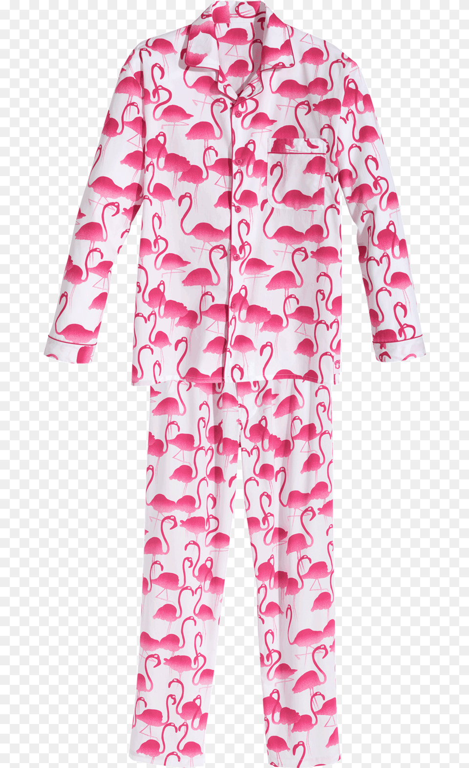 Lousy Livin Pyjama Flamingo Pyjama Set Pajamas, Adult, Male, Man, Person Free Transparent Png
