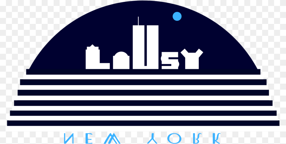 Lousy Ny Half Circle Skyline, City, Logo Png