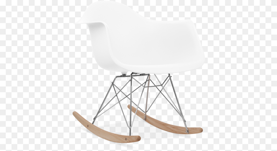 Lovable Charles Eames Rocking Chair Charles Eames Style Charles Eames White Eames Rar Rocker Chair, Furniture, Rocking Chair Png Image