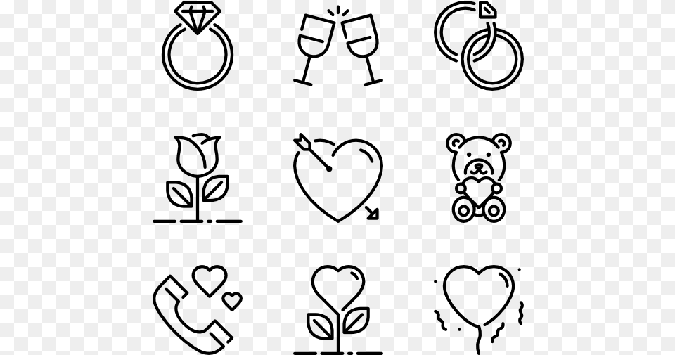 Love 20 Icons World Map Icon, Gray Free Transparent Png