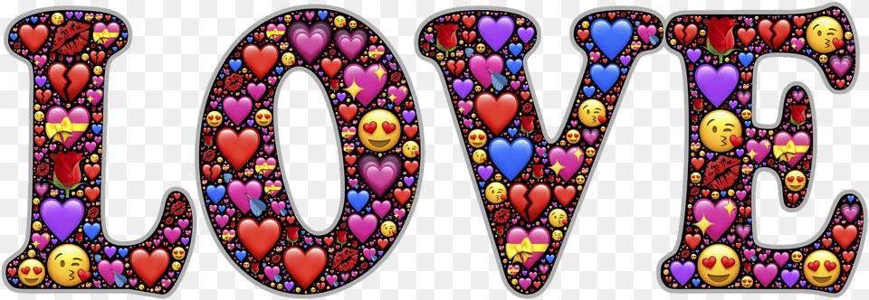 Love De Papel De Parede De Emoji, Number, Symbol, Text Png