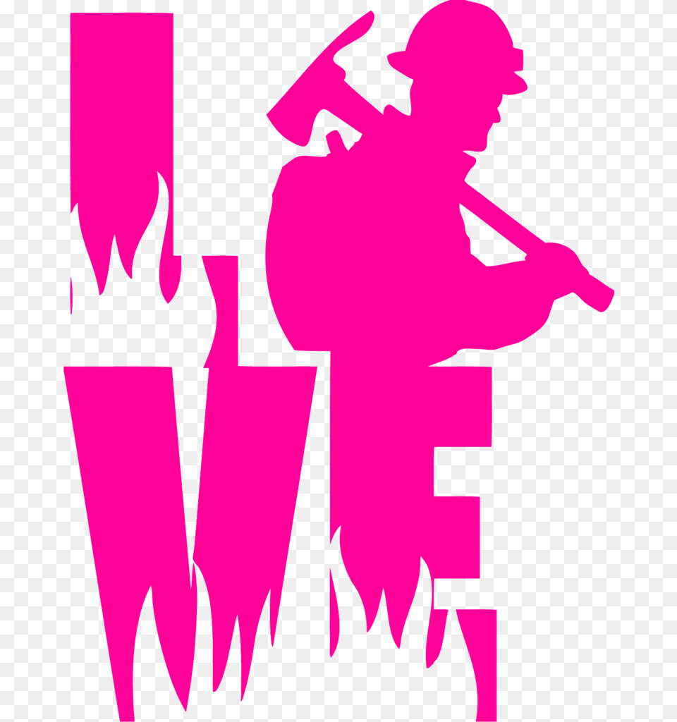 Love A Wildland Fire Fighter Decal For Wildland Firefighter Wildland Firefighter Baby Onesie, People, Person Png