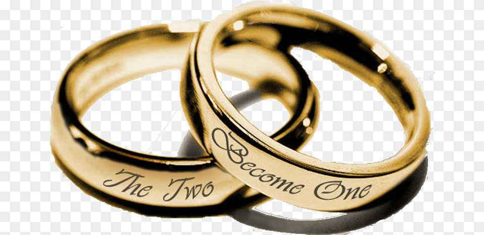 Love And Marriage Series Two Shall Become One Flesh, Accessories, Jewelry, Ring, Gold Free Png