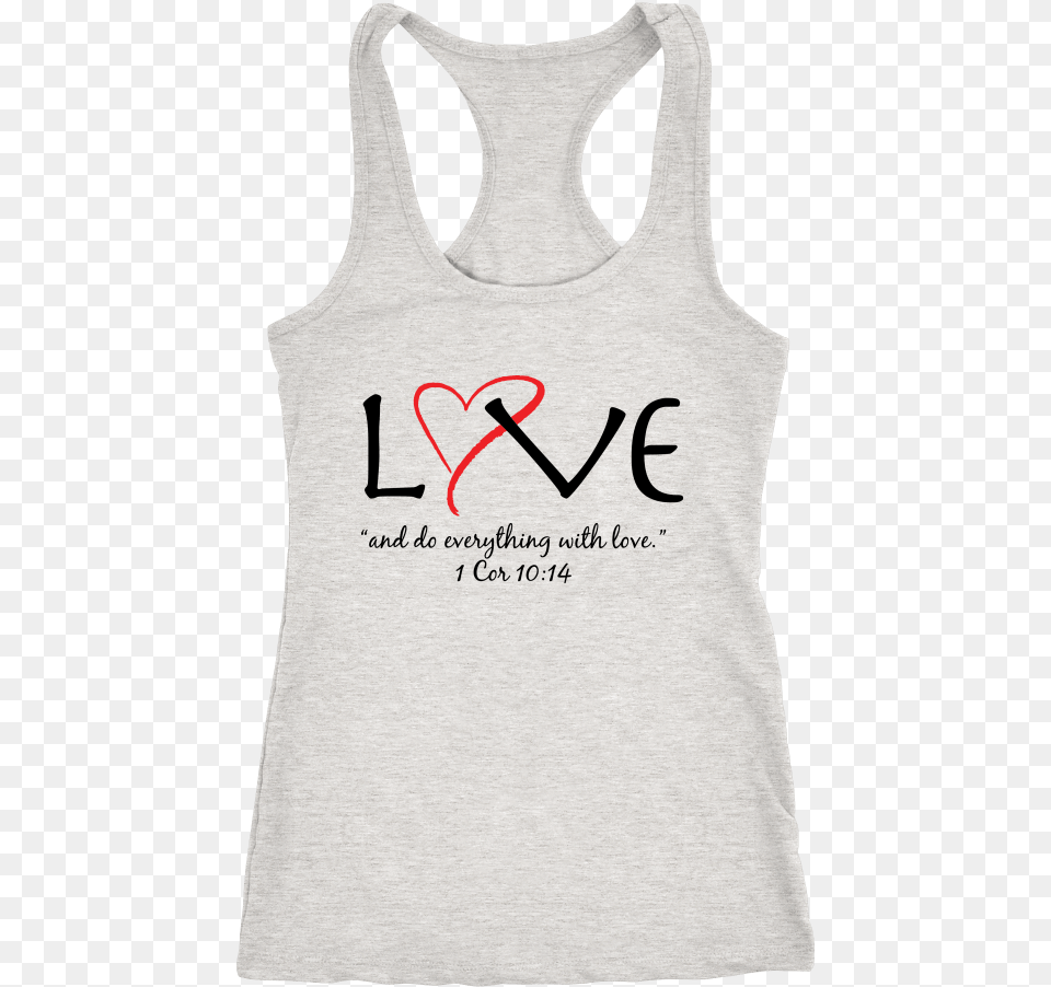 Love Aqua Blue, Clothing, Tank Top, Person Png Image