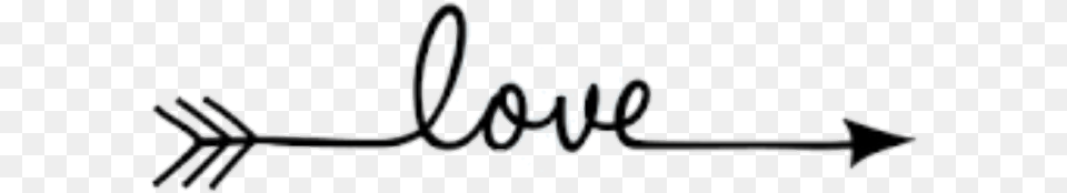 Love Arrow Calligraphy, Cutlery, Fork, Text Free Png Download