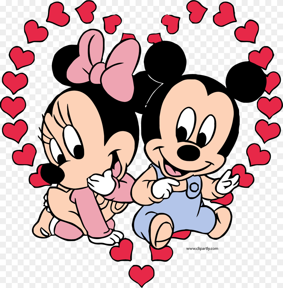 Love Baby Mickey And Minnie, Person, Head, Flower, Petal Free Png