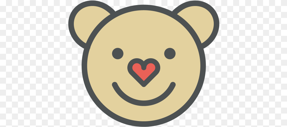Love Bear Icon Of Flat Line Valentine Icons Icon Br, Toy, Disk Png