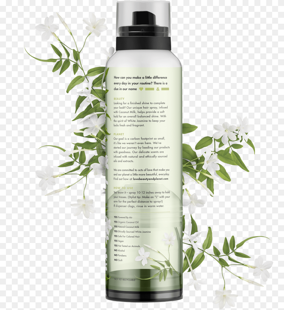 Love Beauty And Planet Light Hold Amp Frizz Control Hair Coconut Milk Amp White Jasmine Shampoo Png